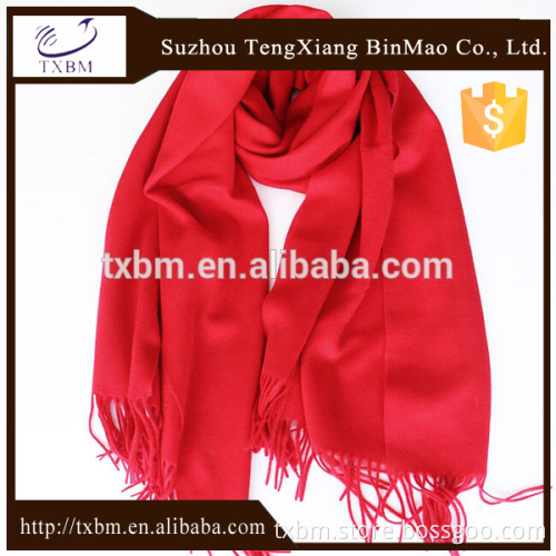 Pure solid colour 100%wool scarf / shawl for ladies style